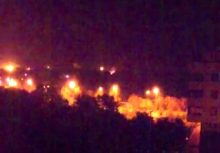 Обстрел Донецка в ночь на 15 февраля 2015